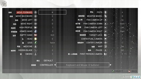 刺客信条2怎么控制